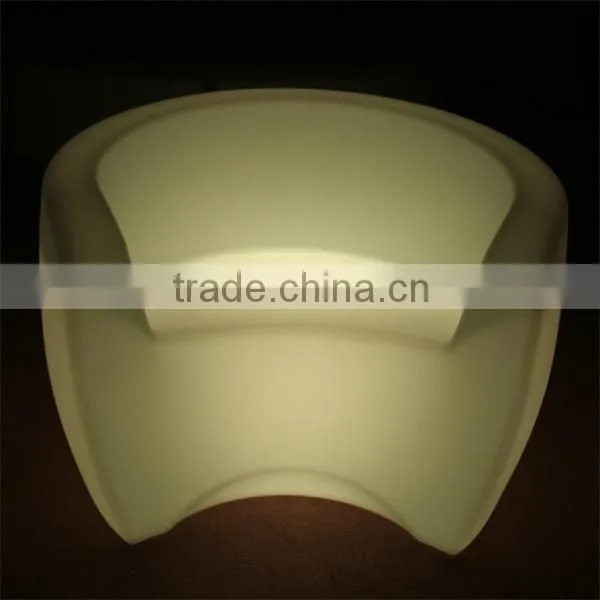 PE Plastic color change Bar Stool Led Sofa
