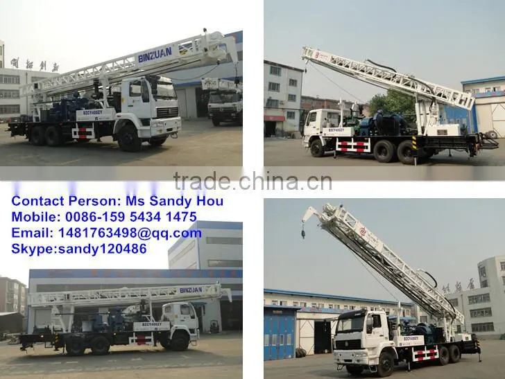400 meters truck mounted water well rig factory