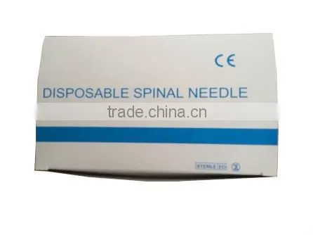 medical devices/spinal needle/qunicke chiba type and pencil point type spinal needle