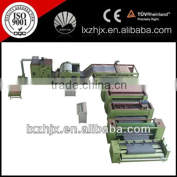 Nonwoven needle punching felt making machine