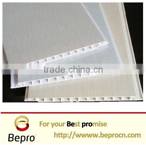 25cm/30cm PVC wall panels with groove, plastic roof panels
