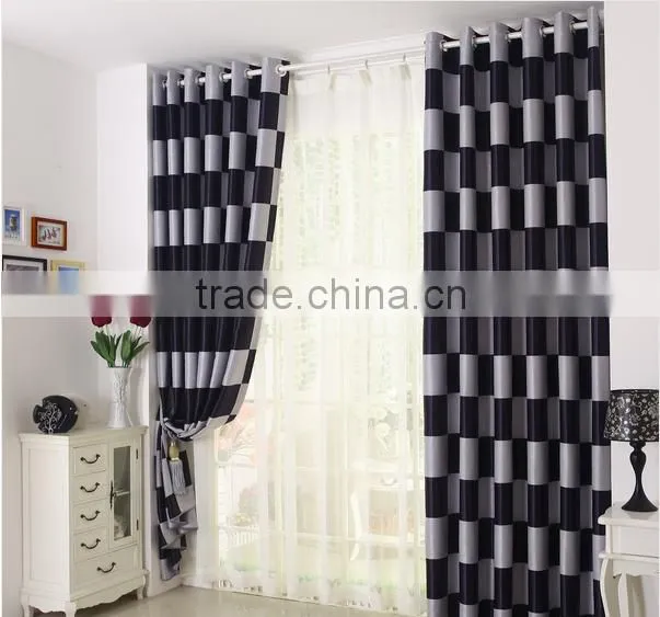 white black checks pattern very cheap curtains window curtains