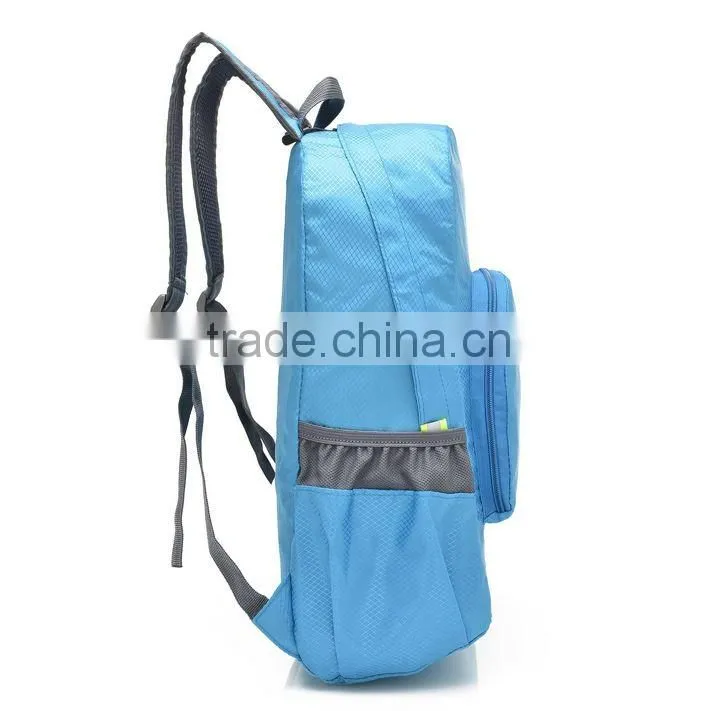 Alibaba express china Fashion High Quality Lightweight Folding Backpack Bag