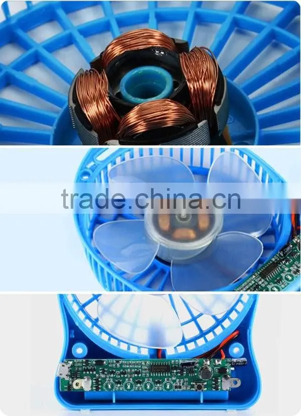consumer electronics portable fm card speaker with fan and led light