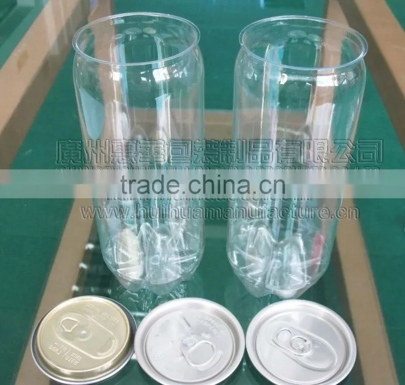 OEM plastic PET can for beverage PET beverage can