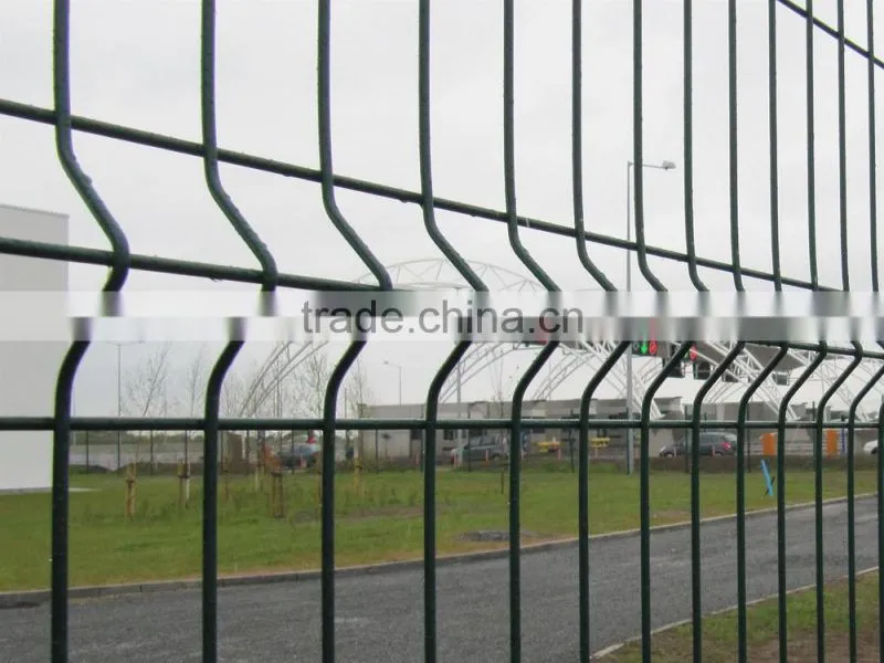 Professional 3D nylofor fencing panels /Parking 1.83mx2.5m security curvy welded mesh panel fencing 50*200mm direct factory