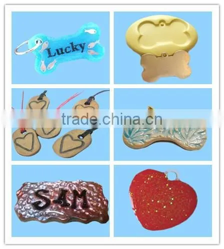 Custom Bone Shaped Dog Tag With Holder