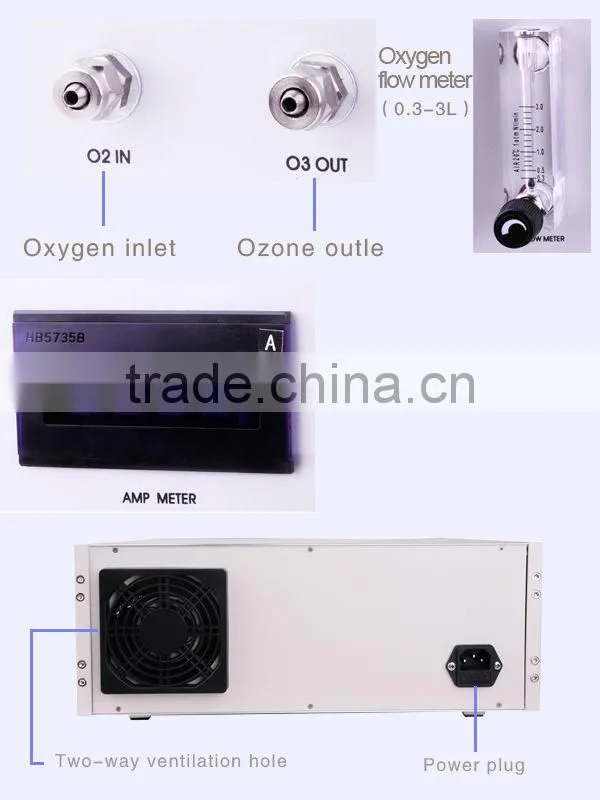 2013 hot sales 2g to 6g Desktop Medical Ozone Generator For Hospital Or Lab