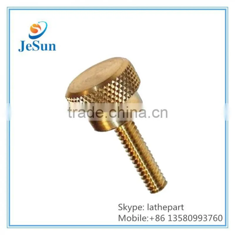 China factory supplier Brass flat head hex screw M6,brass shoulder screw