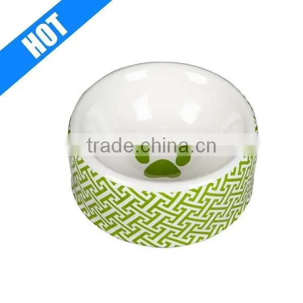 Small Round Dish Solid Flat Base Ceramic Porcelain