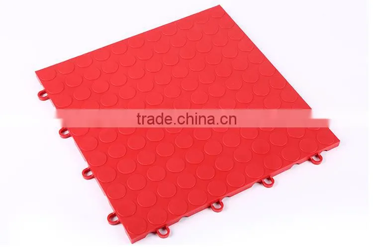 Water proof outdoor plastic floor tiles for store rooms
