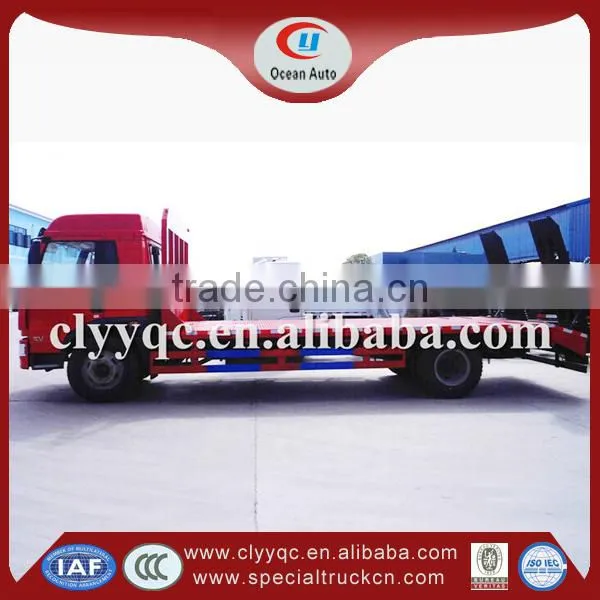 FAW 9T Low Flatbed Truck with flat-bed truck,logging trailer truck