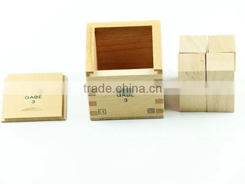 Kids wooden educational toy Froebel set with 15 types teaching AIDS