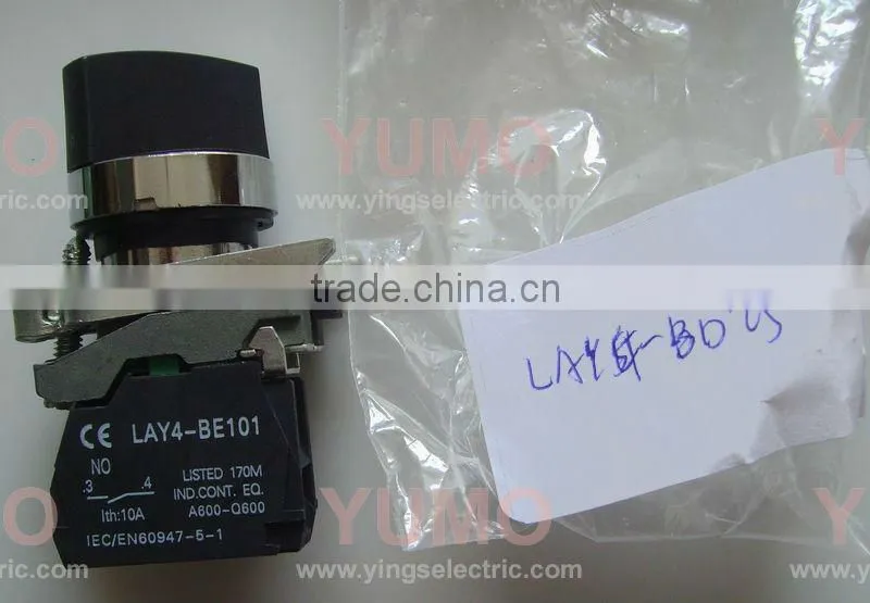 LAY4-BD25 2 position stay put push button switch