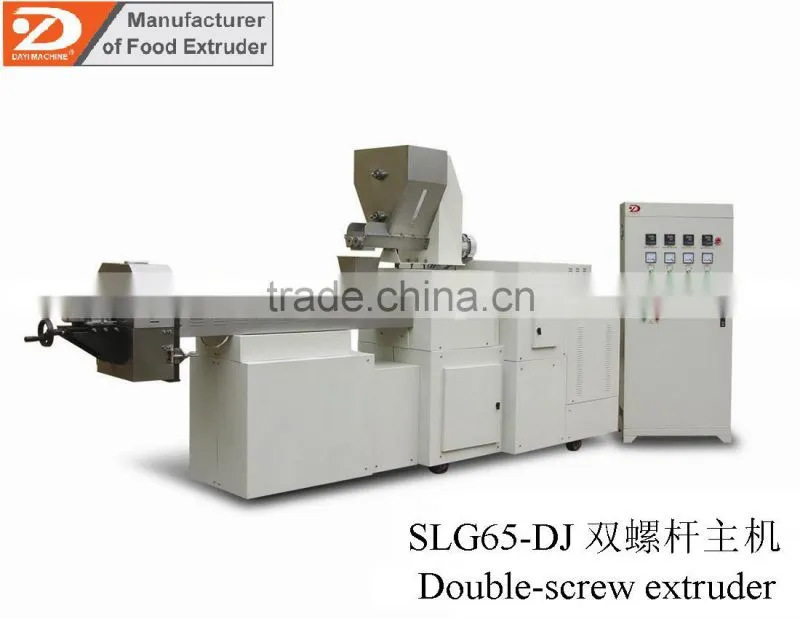 Fried Flour snack food Crispy chip extruder machine process line from Jinan dayi machinery
