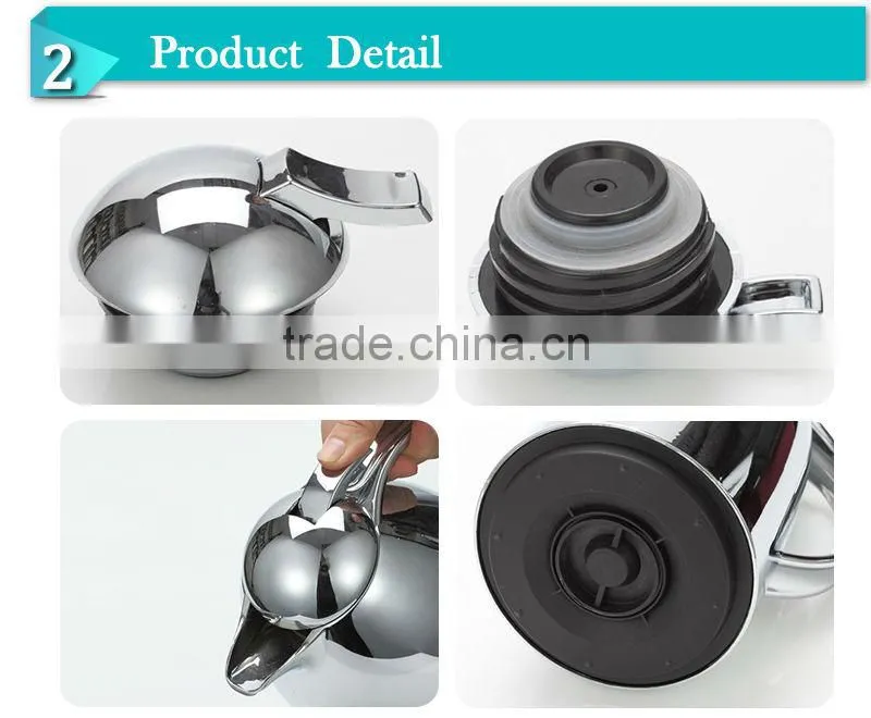 2014 Cheap ABS body glass liner water bottle ,tea jug (JGUP)