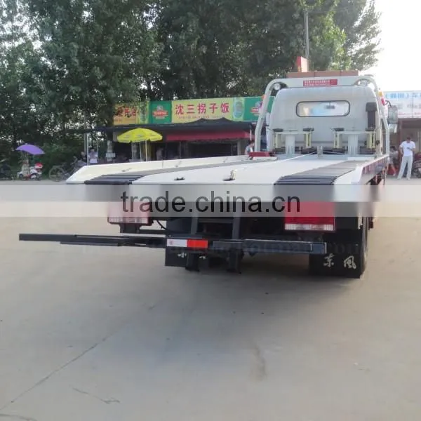 124hp DONGFENG 4*2 Hydraulic Wrecker Platform 5.6m