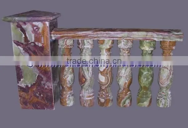 CUSTOM MADE ONYX BALUSTRADE COLLECTION