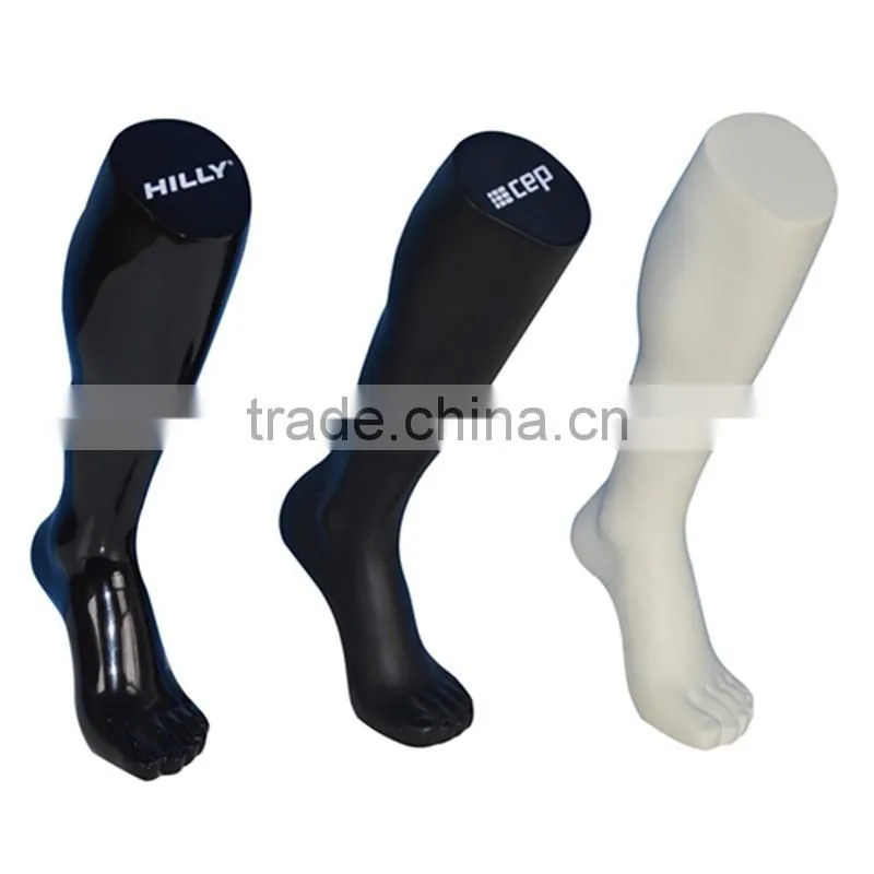 wholesale socks and stocking display male foot mannequin for sale