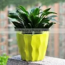 Garden supplies attractive colorful plastic wholesale flower pots