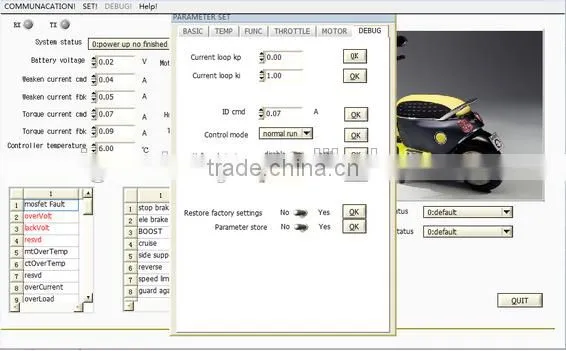 sine wave motor controller 72V 150A