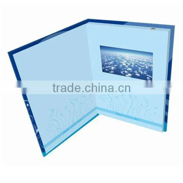 4.3 inch digital Video brochure greeting cards