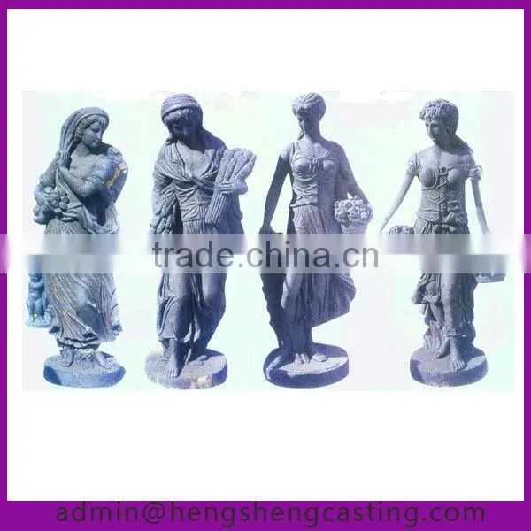 Interior decoration cast iron Sculpture head /human statue