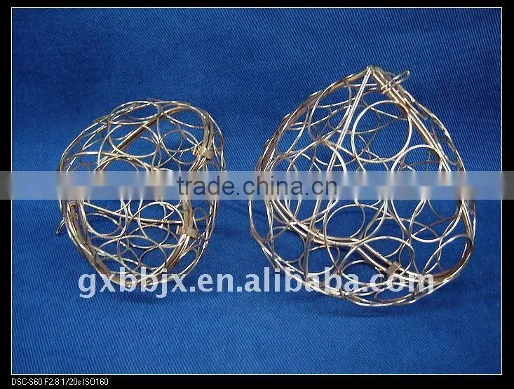 Metal wire festival handicraft gift packaging box