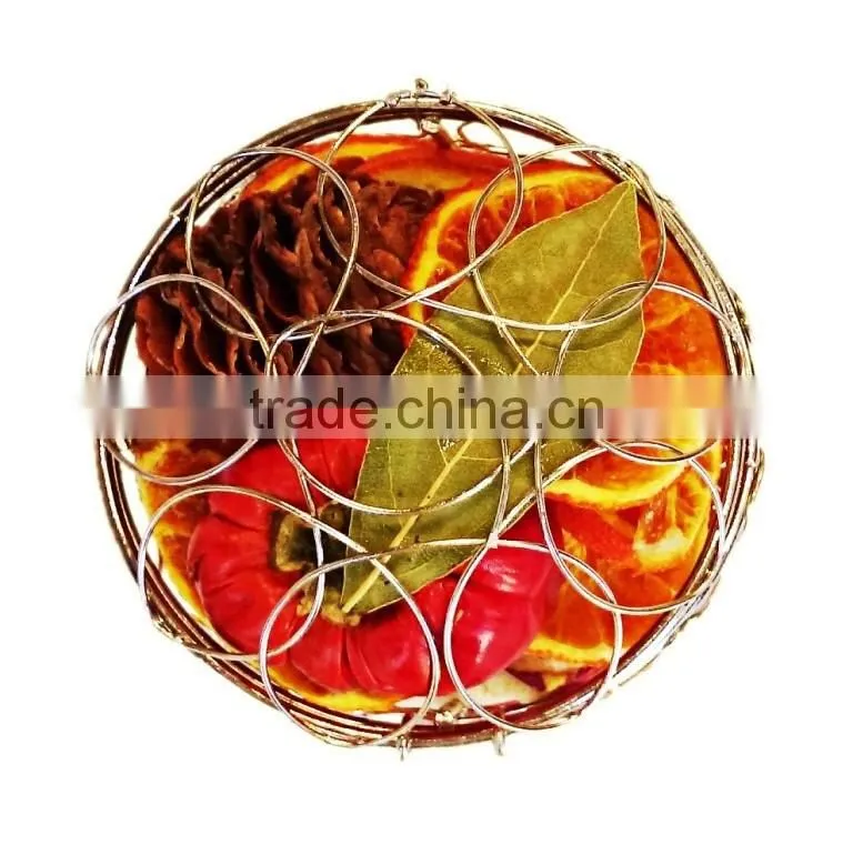 gold ,silver or paint dark iron decorative jumping balls