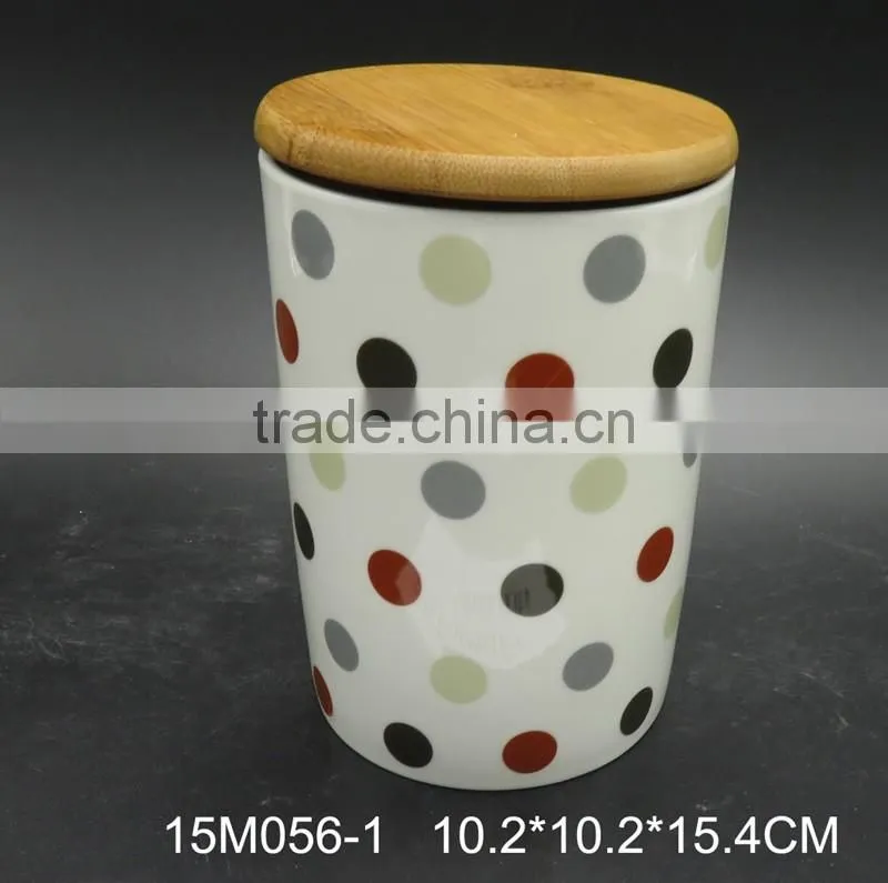 Promotion Colorful Small airtight Ceramic Spice Jar