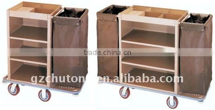 Hotel guest room service cart