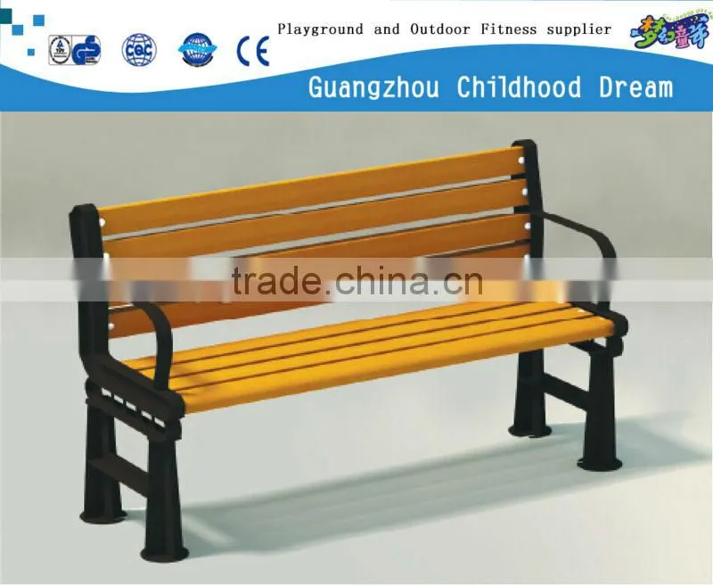 (HD-19806 ) rosewood bench ,park wood bench with handrail and backrest