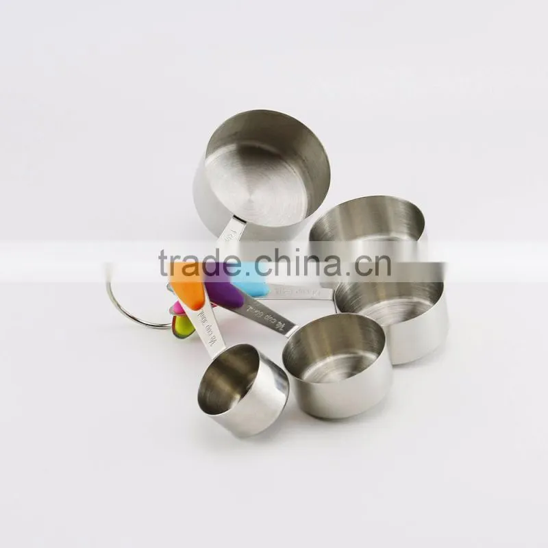 Manufacrurer New products 5 pieces set stainless steel powder measuring spoons Set cheap price