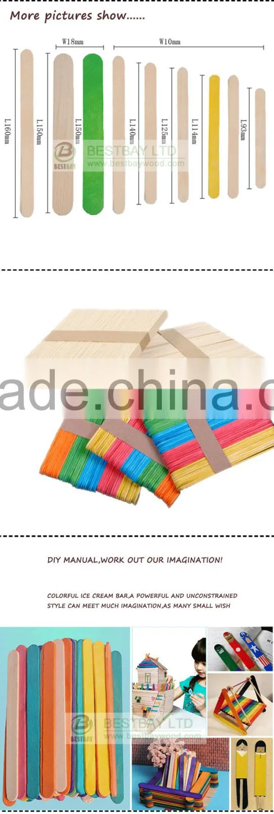 DIY popsicle stick,wood DIY stick