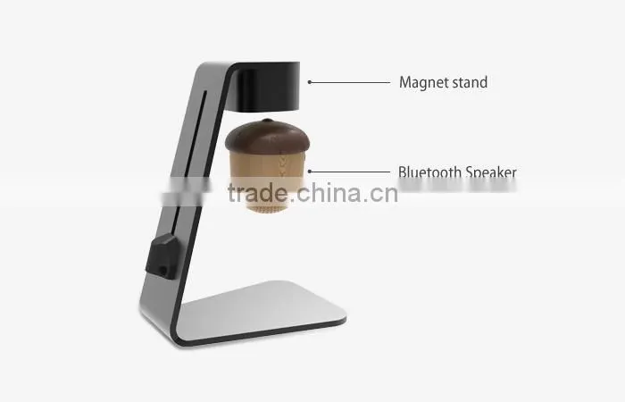 2017 New Design floating and spinning Levitation Bluetooth Wireless Speaker Floating