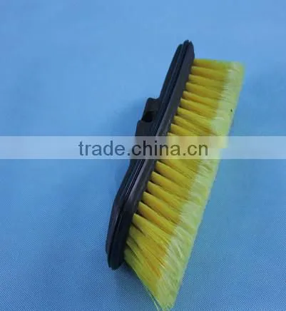 long handled window cleaning brush with water flow through for cleaning vehicle boat and house