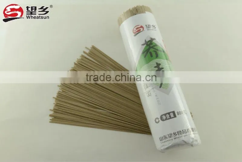 500g HACCP dry wholesale buckwheat soba noodles