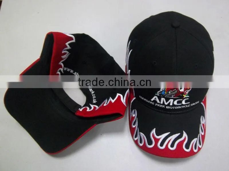 Cotton sun hat with applique embroidery