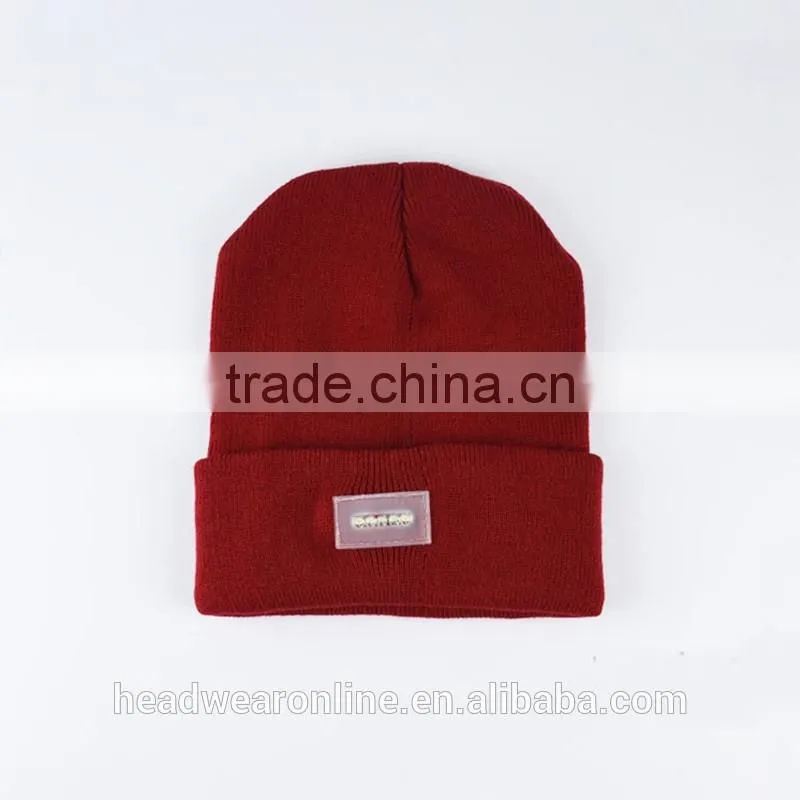 Good Quality Custom Color Led light Beanie Hats