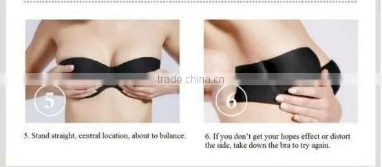 Reusable latest sexy silicone bra new models