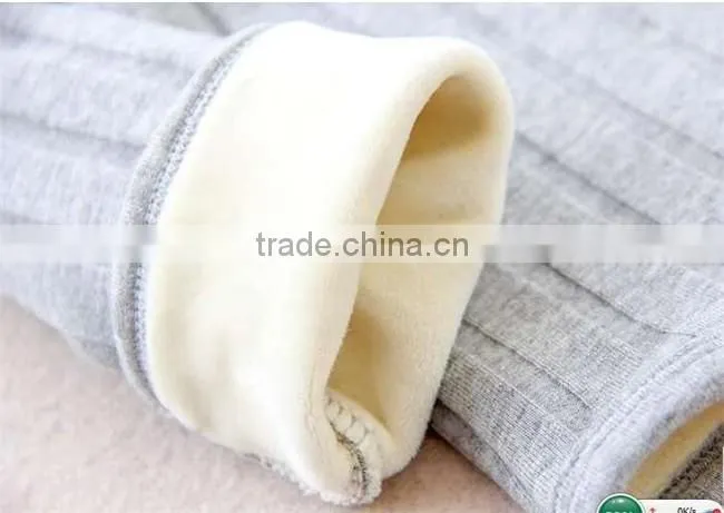 High quality baby winter fleece corduroy inside children clothings strip infant winter clothing model clothing