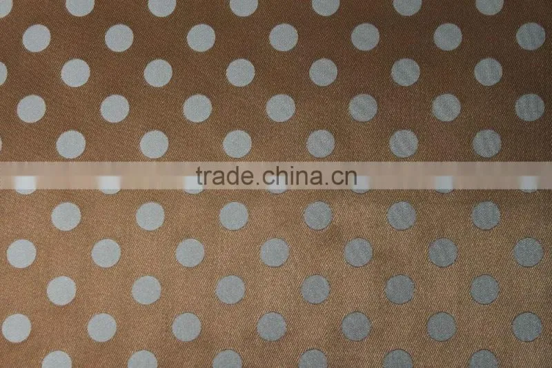 Factory made a order production dots fabric, polyester woven textile