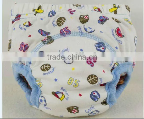 7 designs can choose baby underpants ,colorful original cotton baby Pants for summer ,cute design Baby Shorts,anti diaper urine