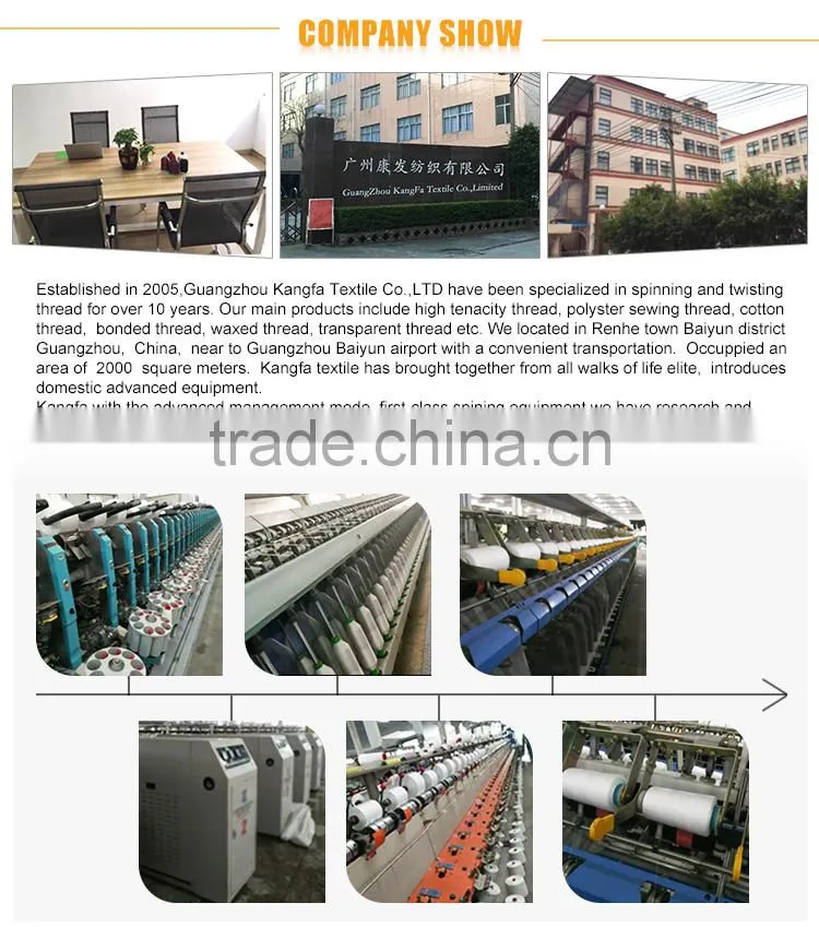 factory price 100% high tenacity spun 210D/3 polyester coat sewing thread