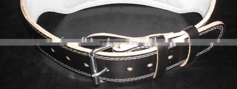 Custom 6" leather belt /Gym leather belt /weight lifting belts