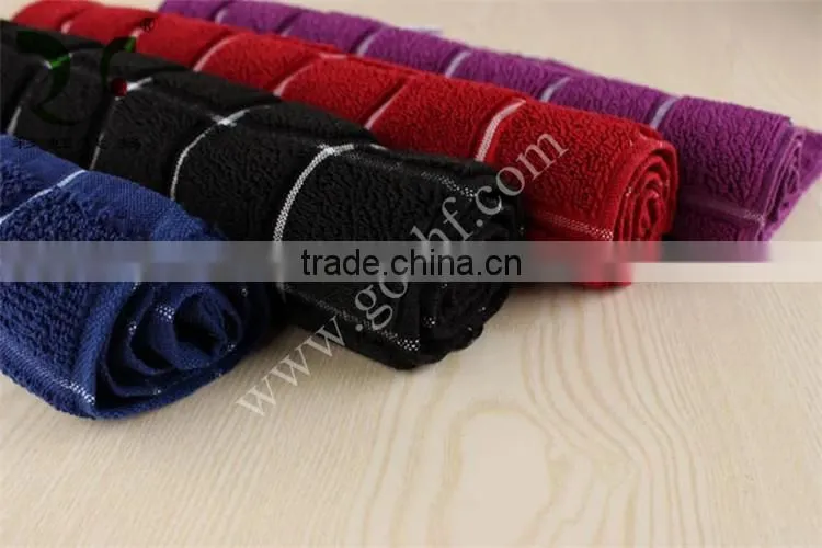 Plush grid pattern 100% cotton bath mat