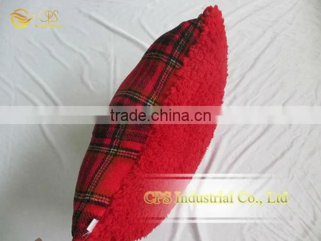 Suede cushions with pocket decorative pillow