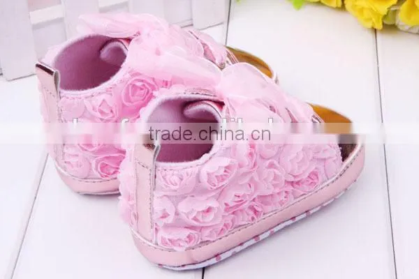 Fashion New Baby Girls First Walkers Flowers Shoes