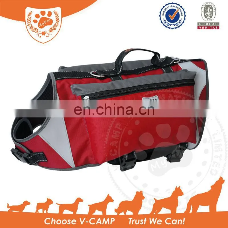 Adjustable & reflective Dog Backpack and outdoor harness