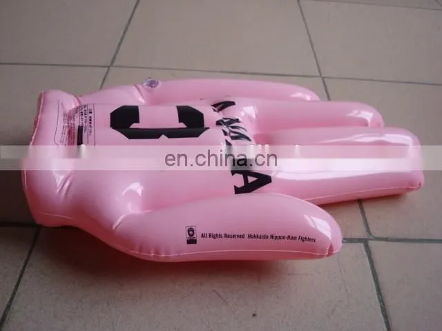 Inflatable cheering palm inflatable hand for promotional gifts